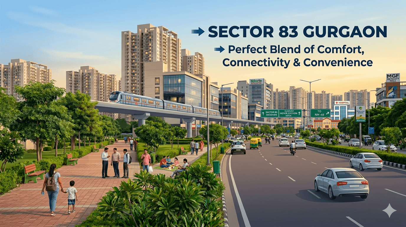 Sector 83 Gurgaon: Perfect Blend of Comfort, Connectivity, and Convenience