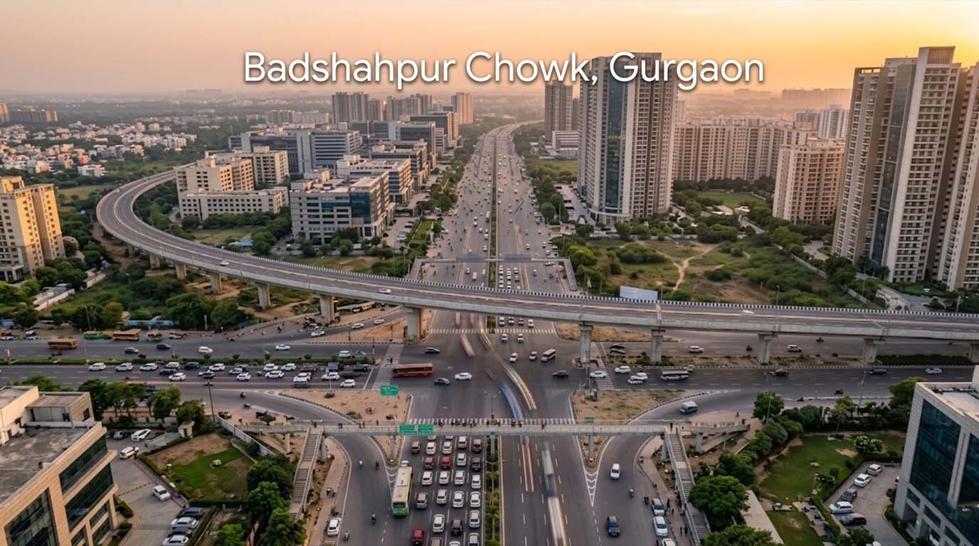 Badshahpur Chowk Gurgaon