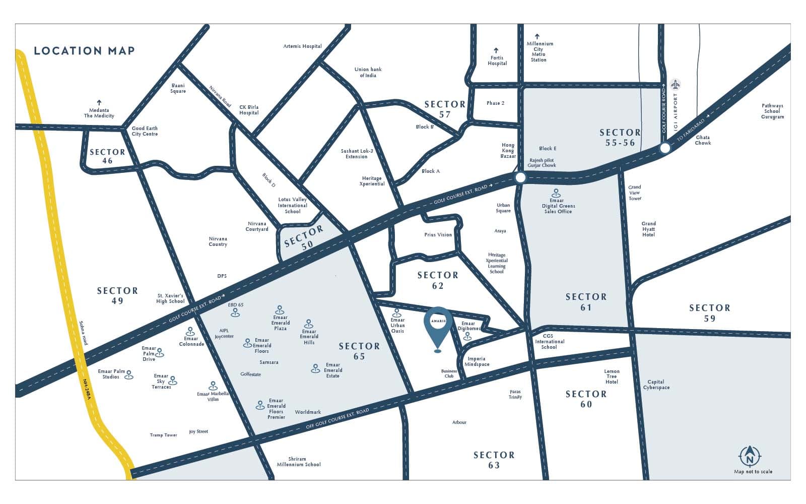 Emaar Amaris Sector 62 Gurgaon