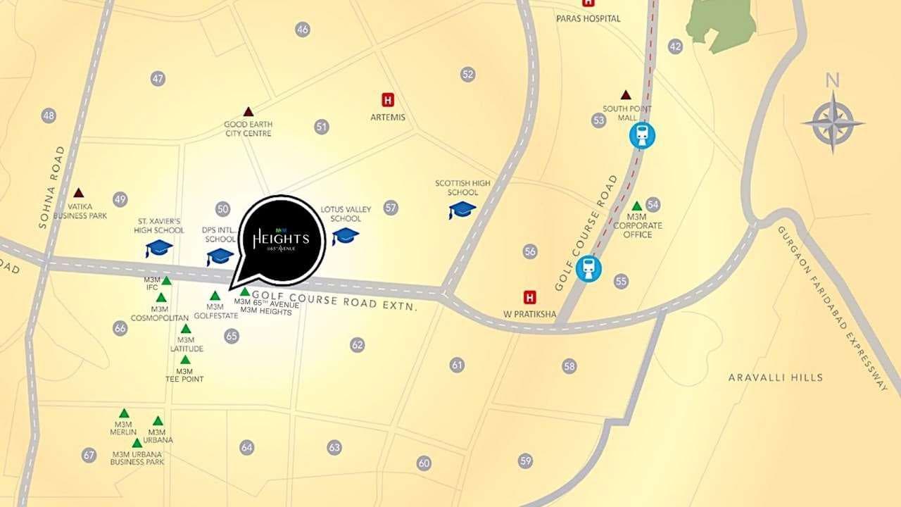 M3M Heights Sector 65 Gurgaon