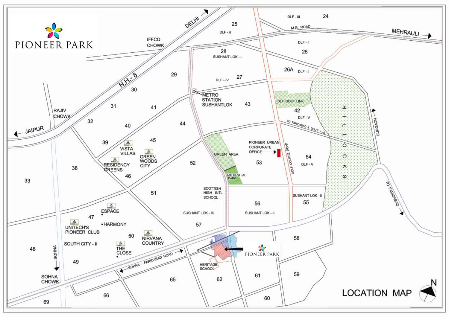 Pioneer Park Sector 61 Gurgaon