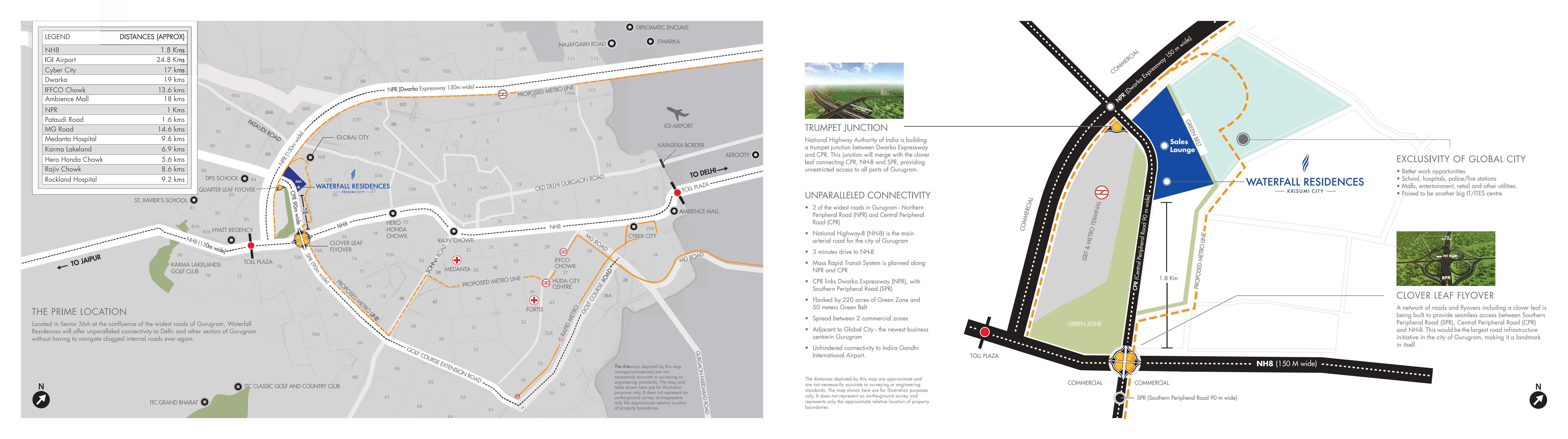 Krisumi Waterfall Residences Sector 36A Gurgaon