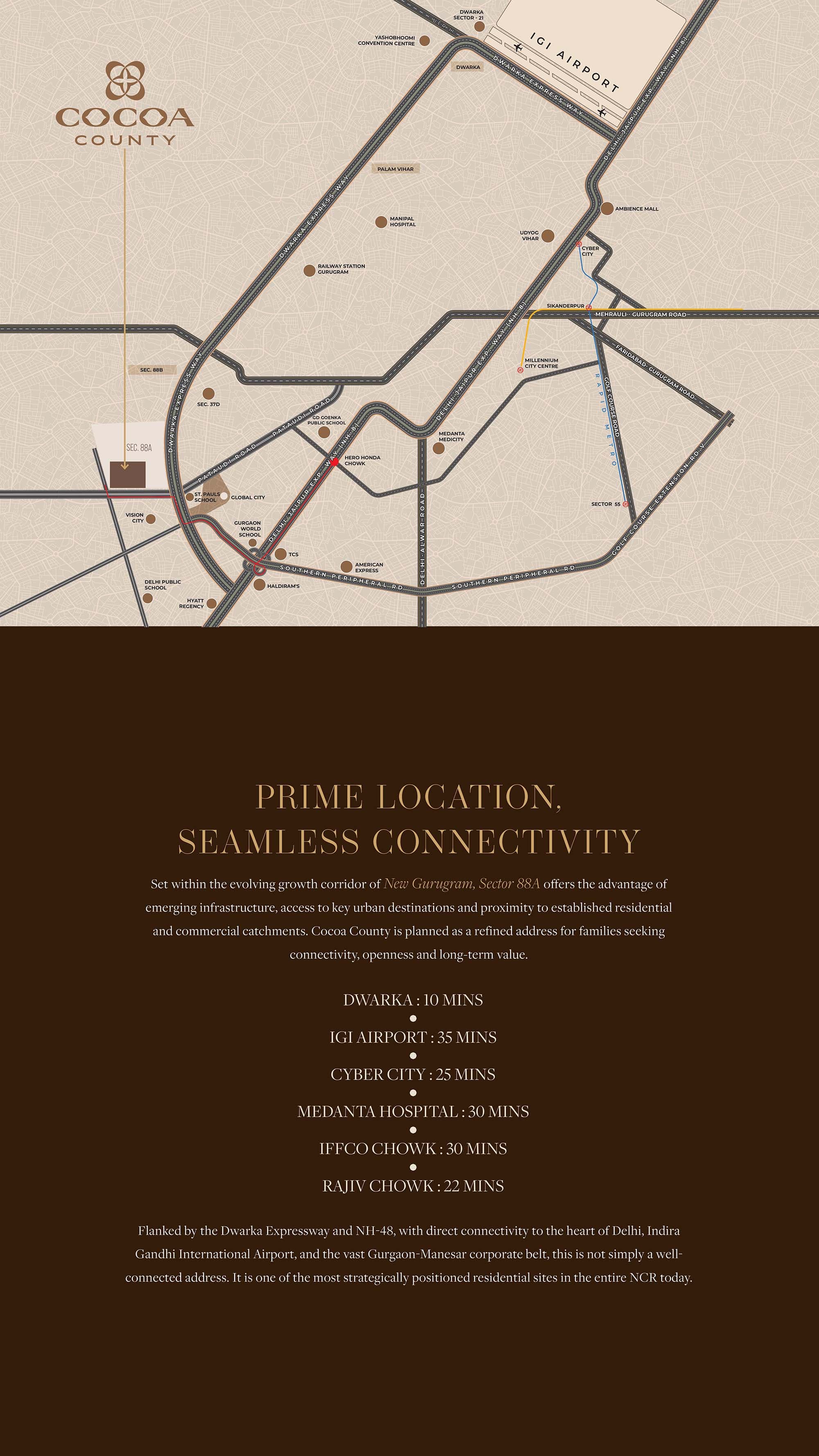 Cocoa County Sector 88A, Gurgaon