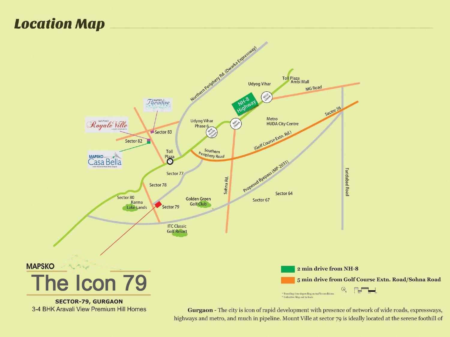 MAPSKO The Icon 79 Sector 79 Gurgaon