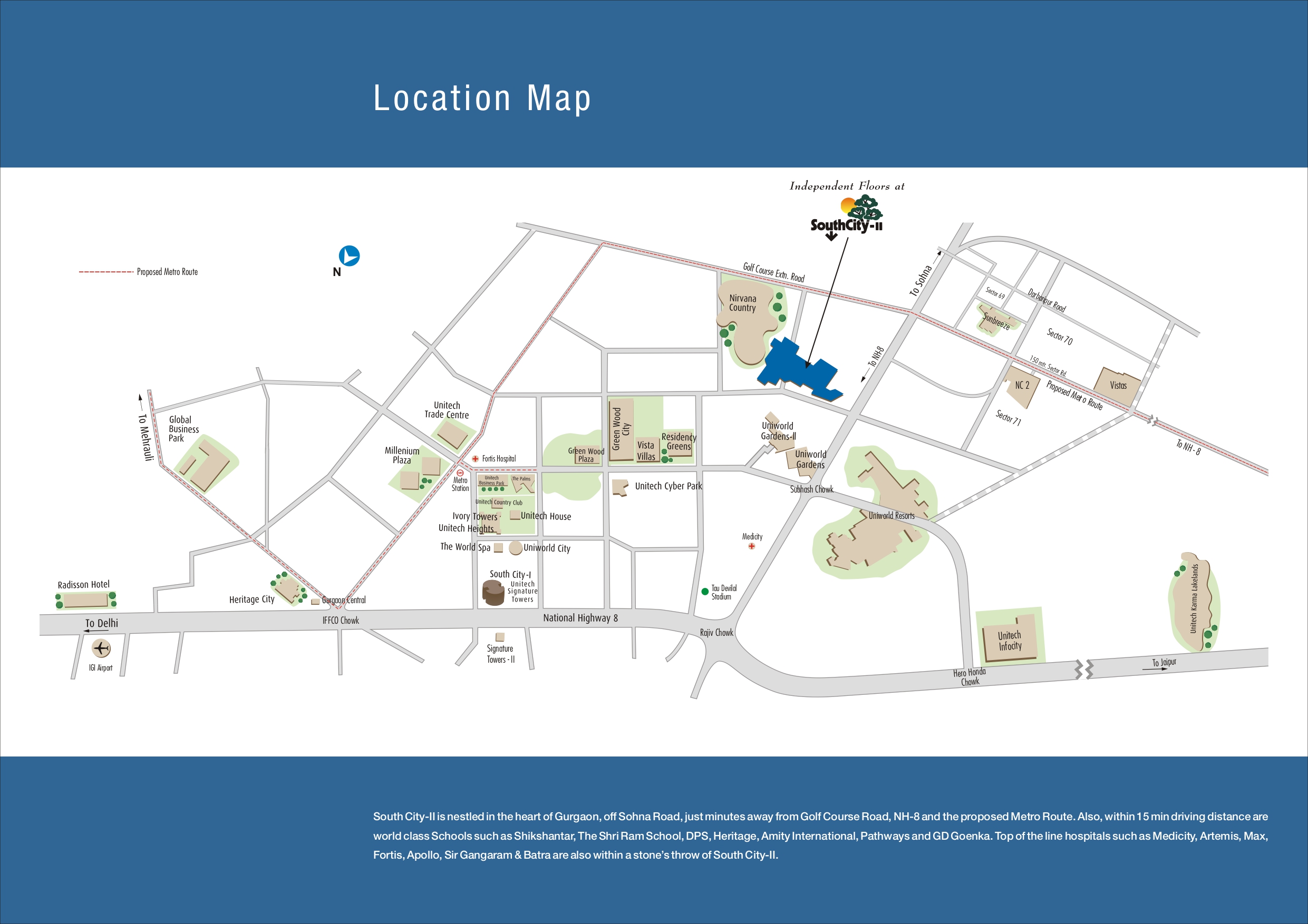Unitech South City 2 Sector 50 Gurgaon