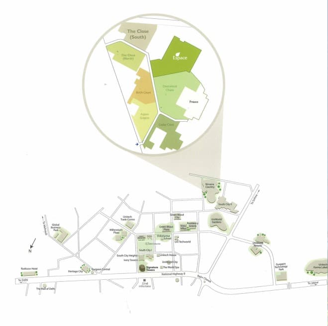 The Close South Nirvana Country Gurgaon
