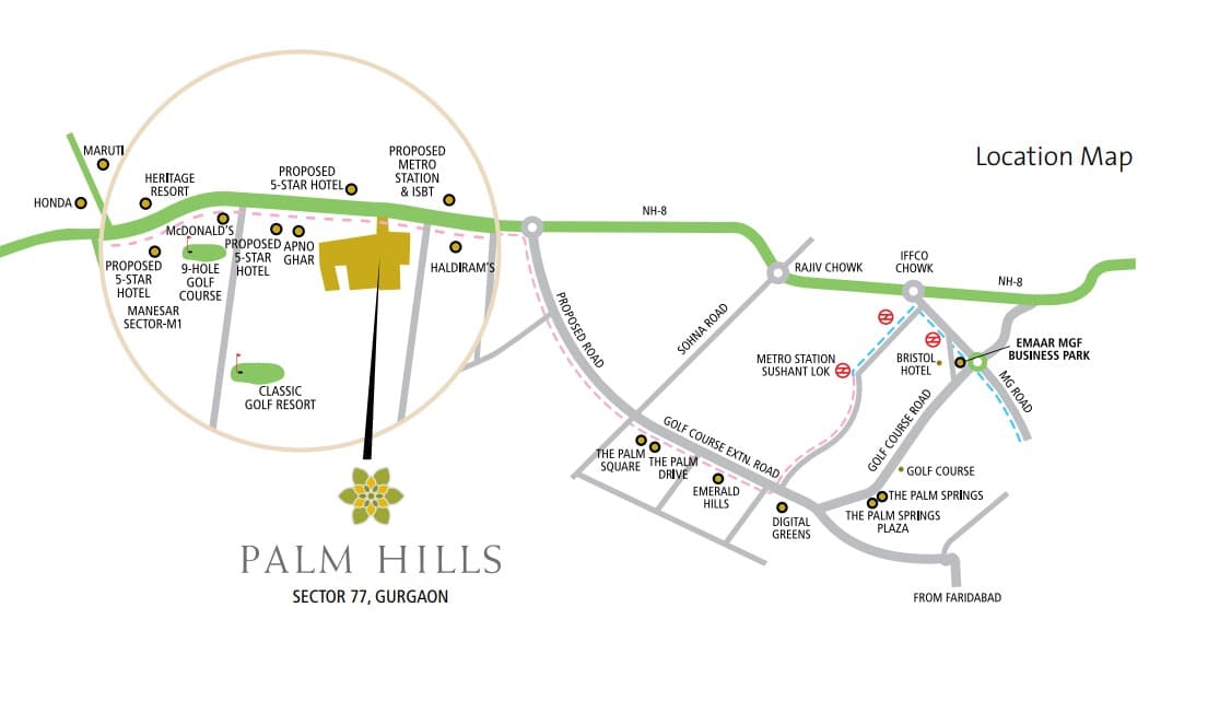 Emaar MGF Palm Hills Sector 77 Gurgaon