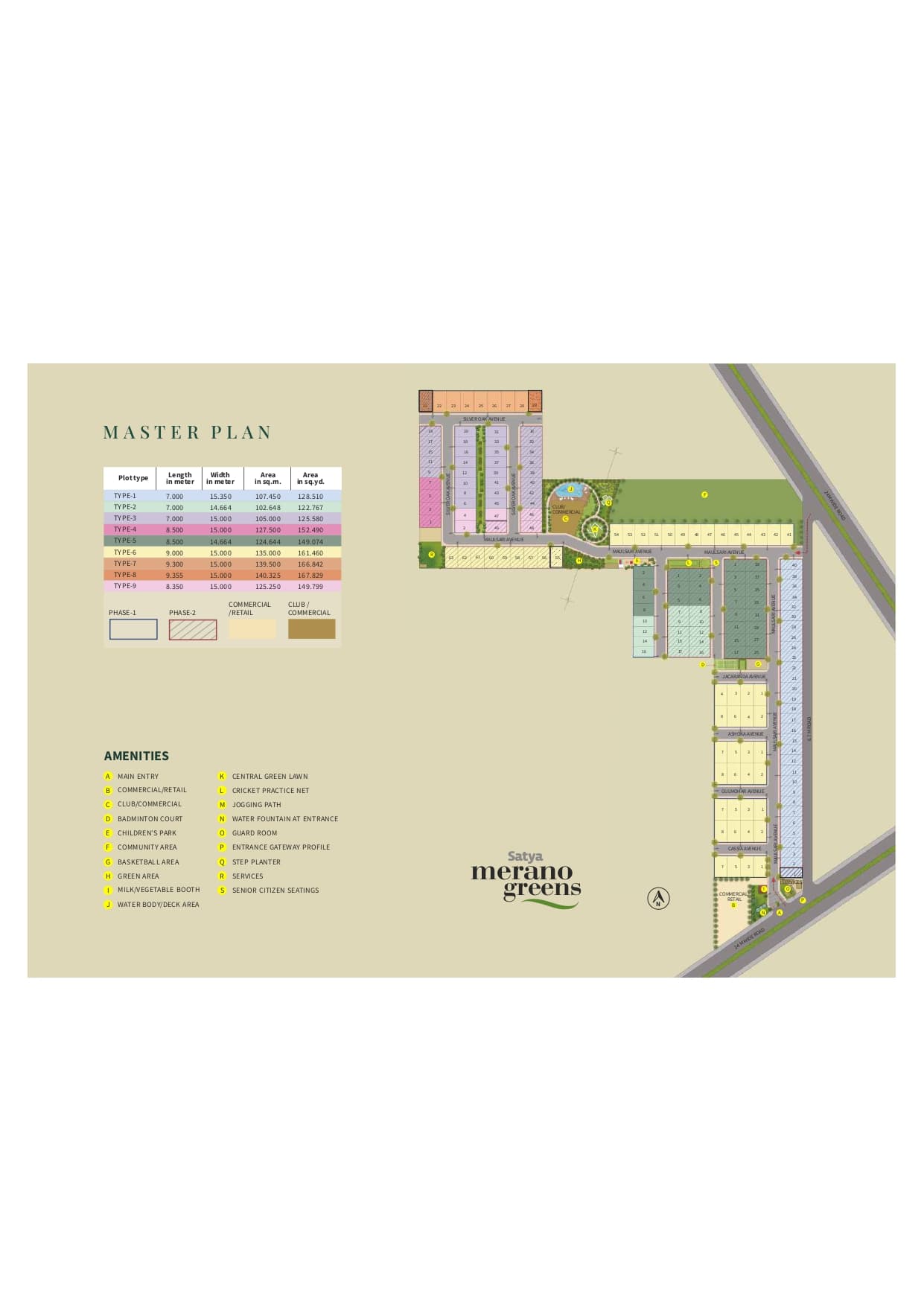 Residential Plots floor plan variation 7