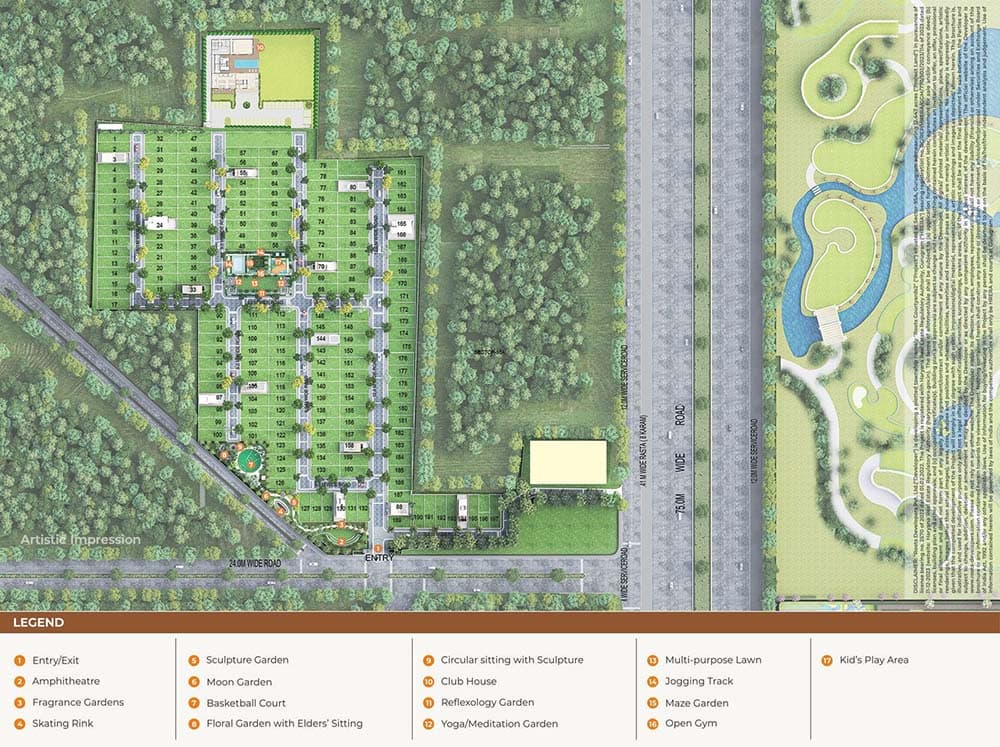 Residential Plots floor plan variation 7