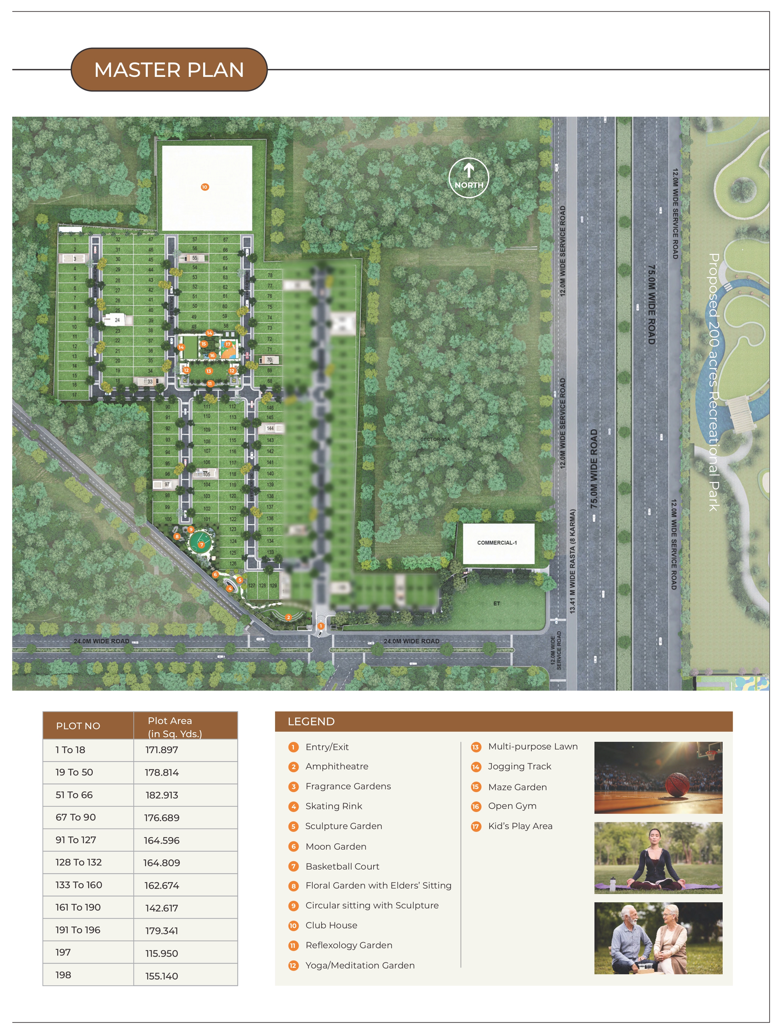 Residential Plots floor plan variation 1