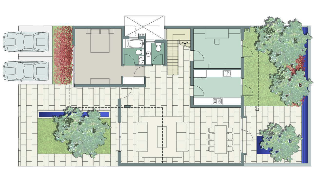 Villa floor plan variation 3
