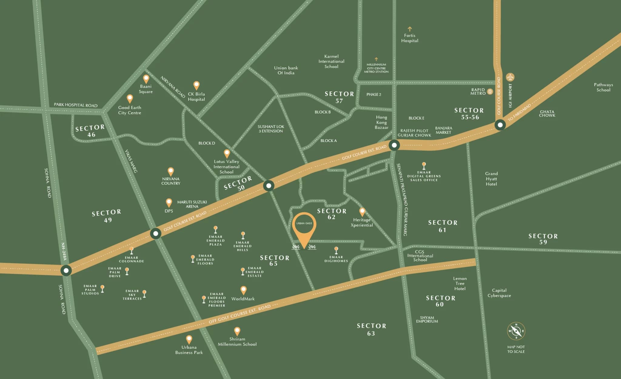 Emaar Urban Oasis Sector 62 Gurgaon
