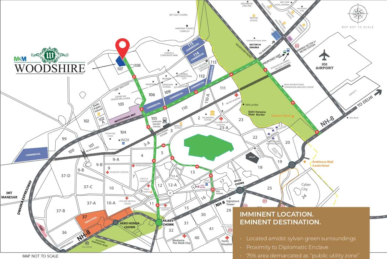 M3M Woodshire Sector 107 Gurgaon