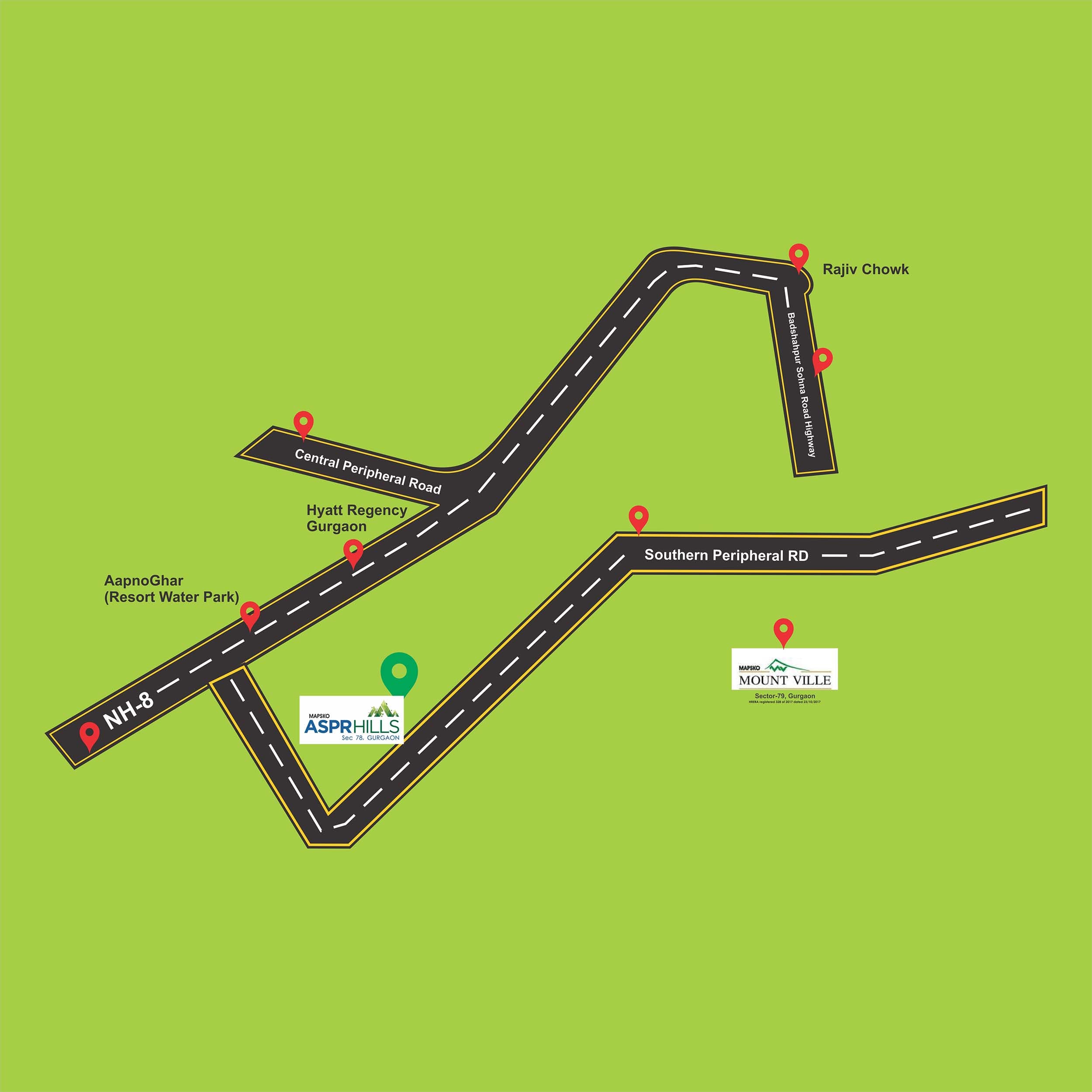 Mapsko Aspr Hills Sector 78 Gurgaon