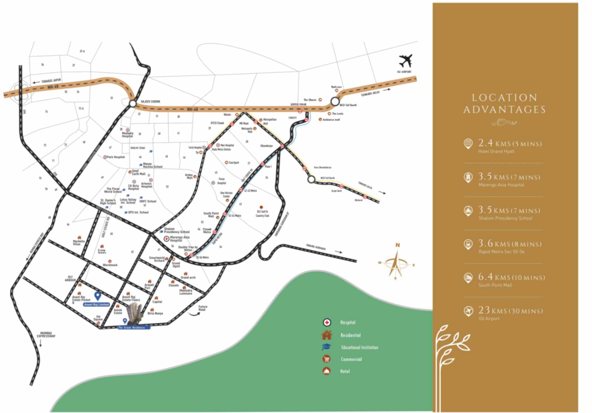 Anant Raj The Estate Residences Sector 63A Gurgaon