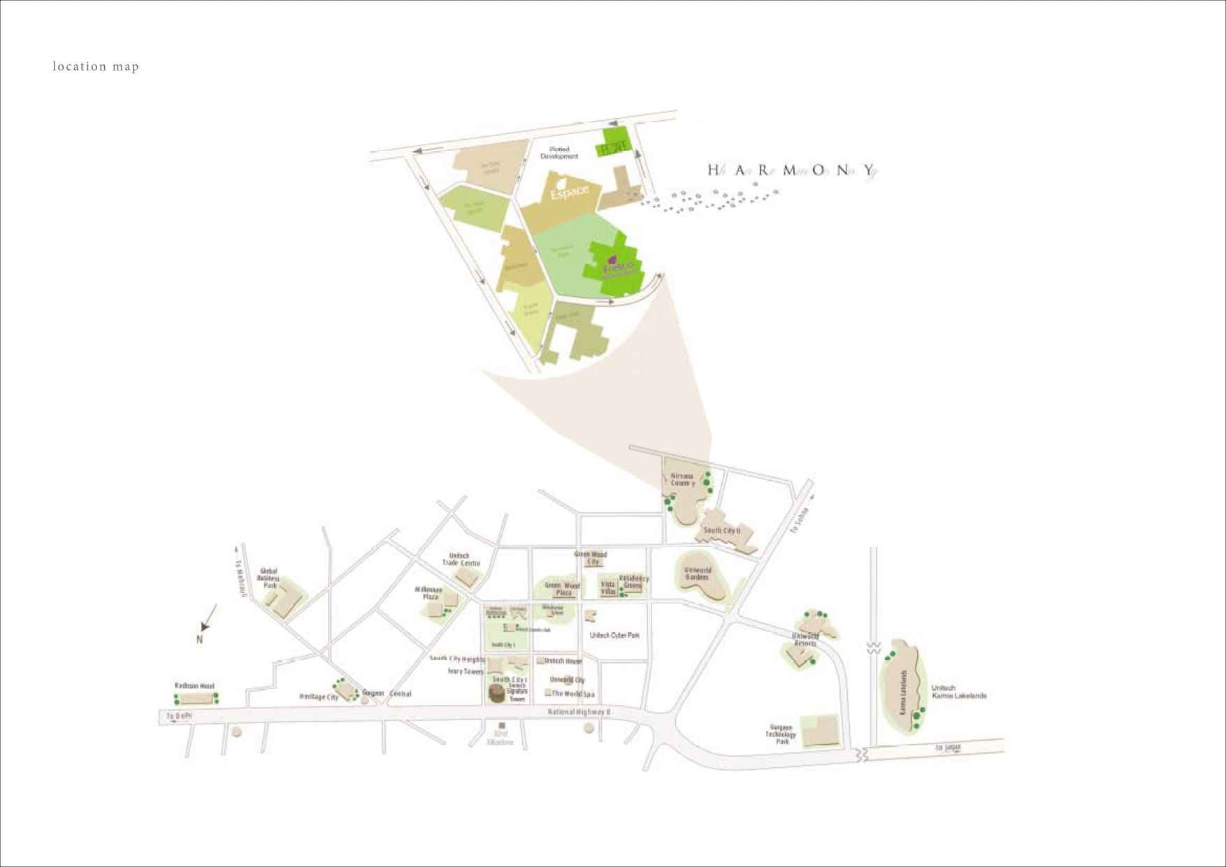 Unitech Harmony Sector 50 Gurgaon