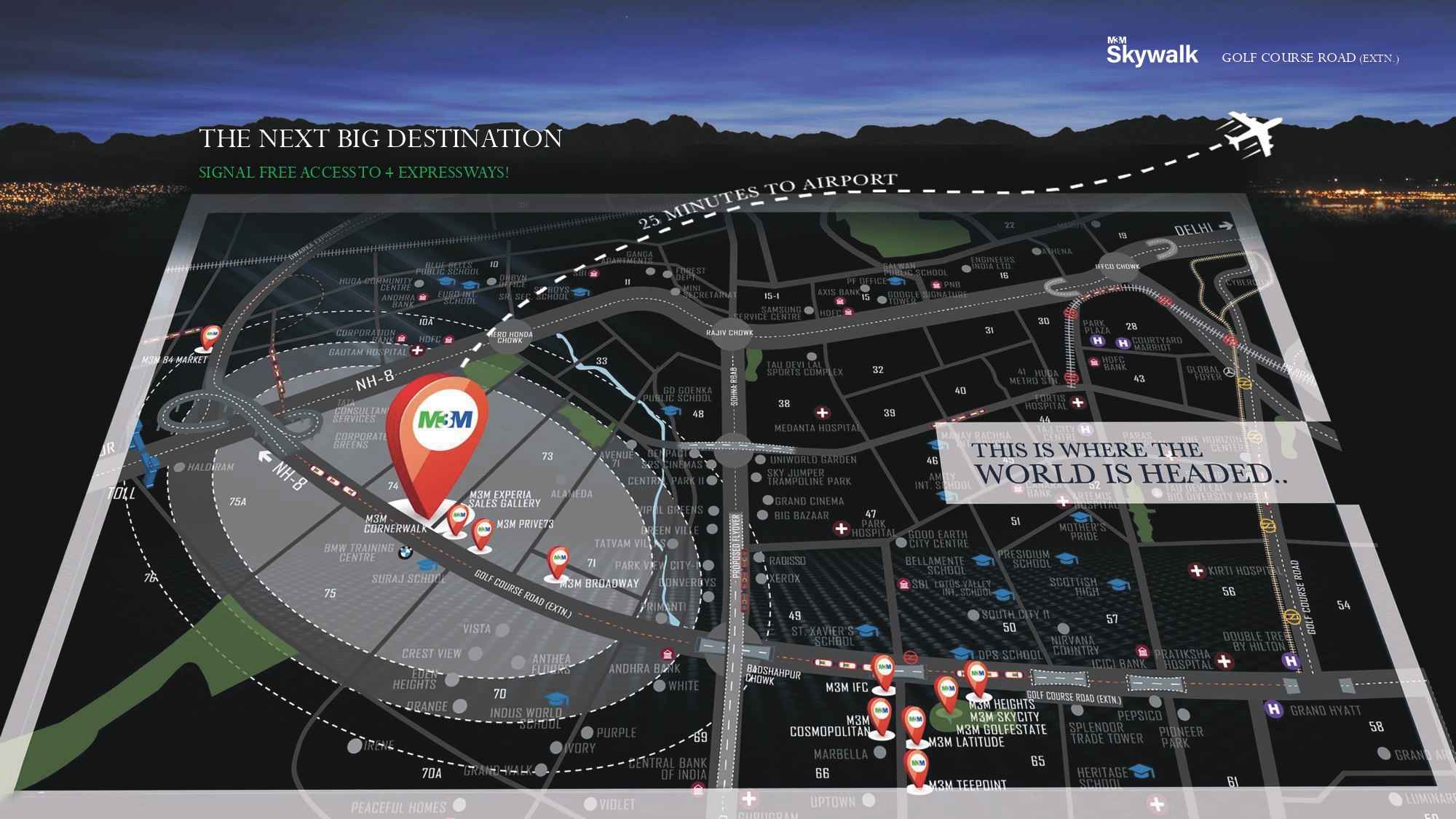 M3M Skywalk Sector 74 Gurgaon