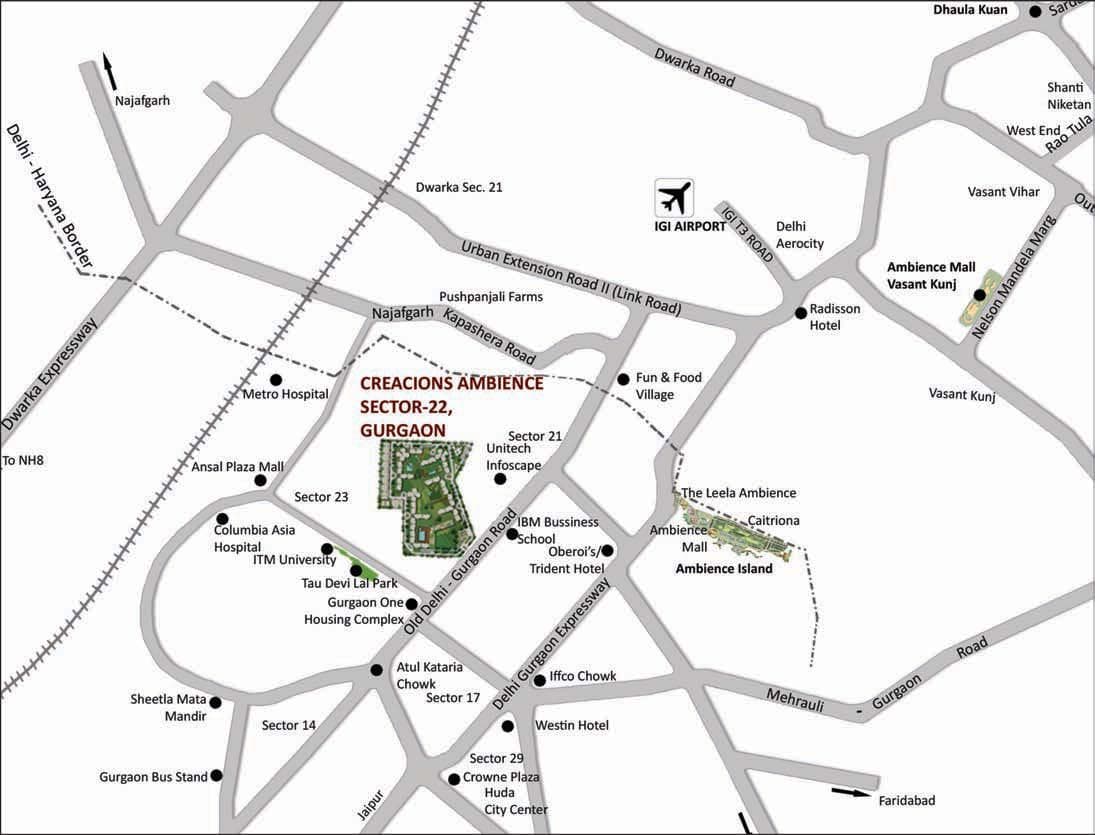 Ambience Creacions Sector 22 Gurgaon