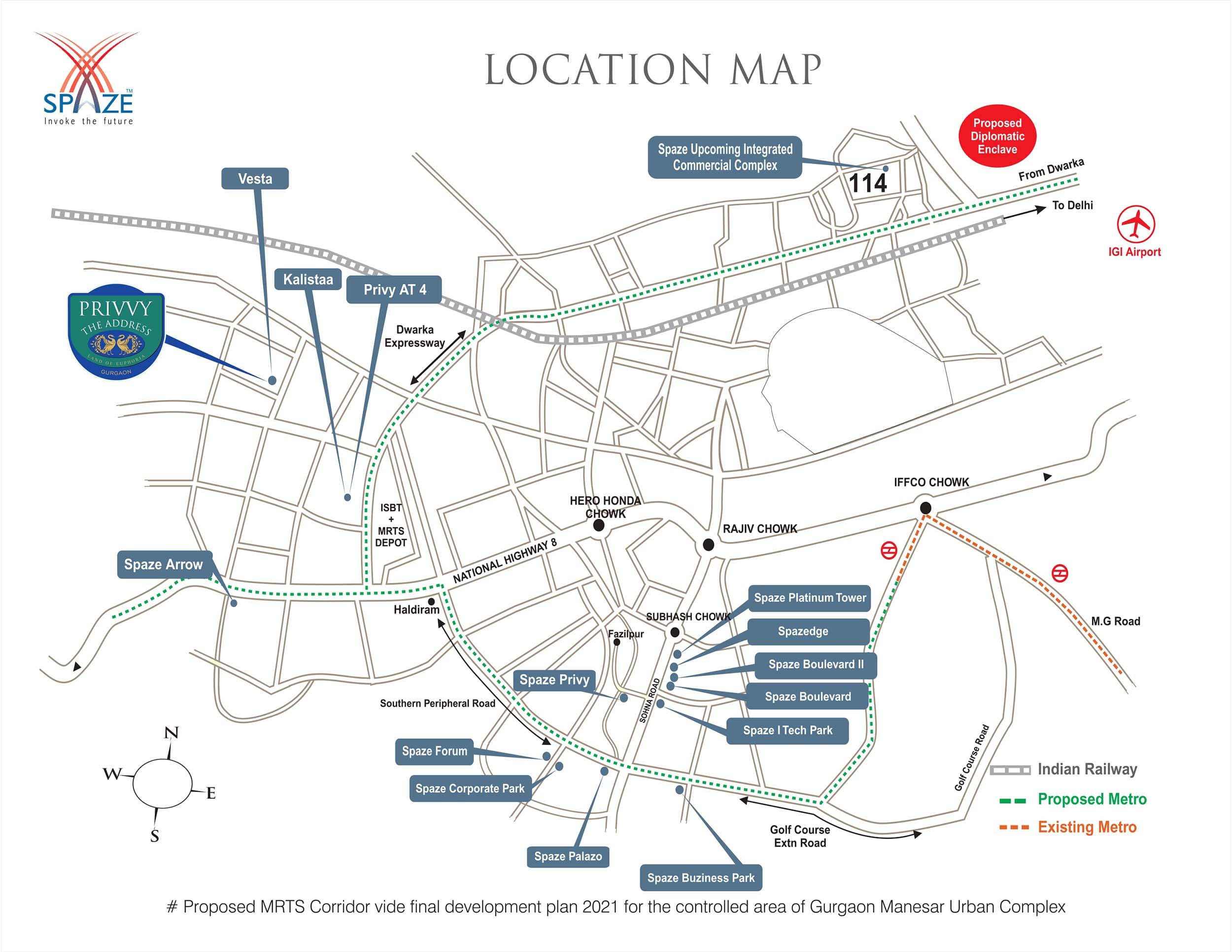 Spaze Privvy The Address Sector 93 Gurgaon