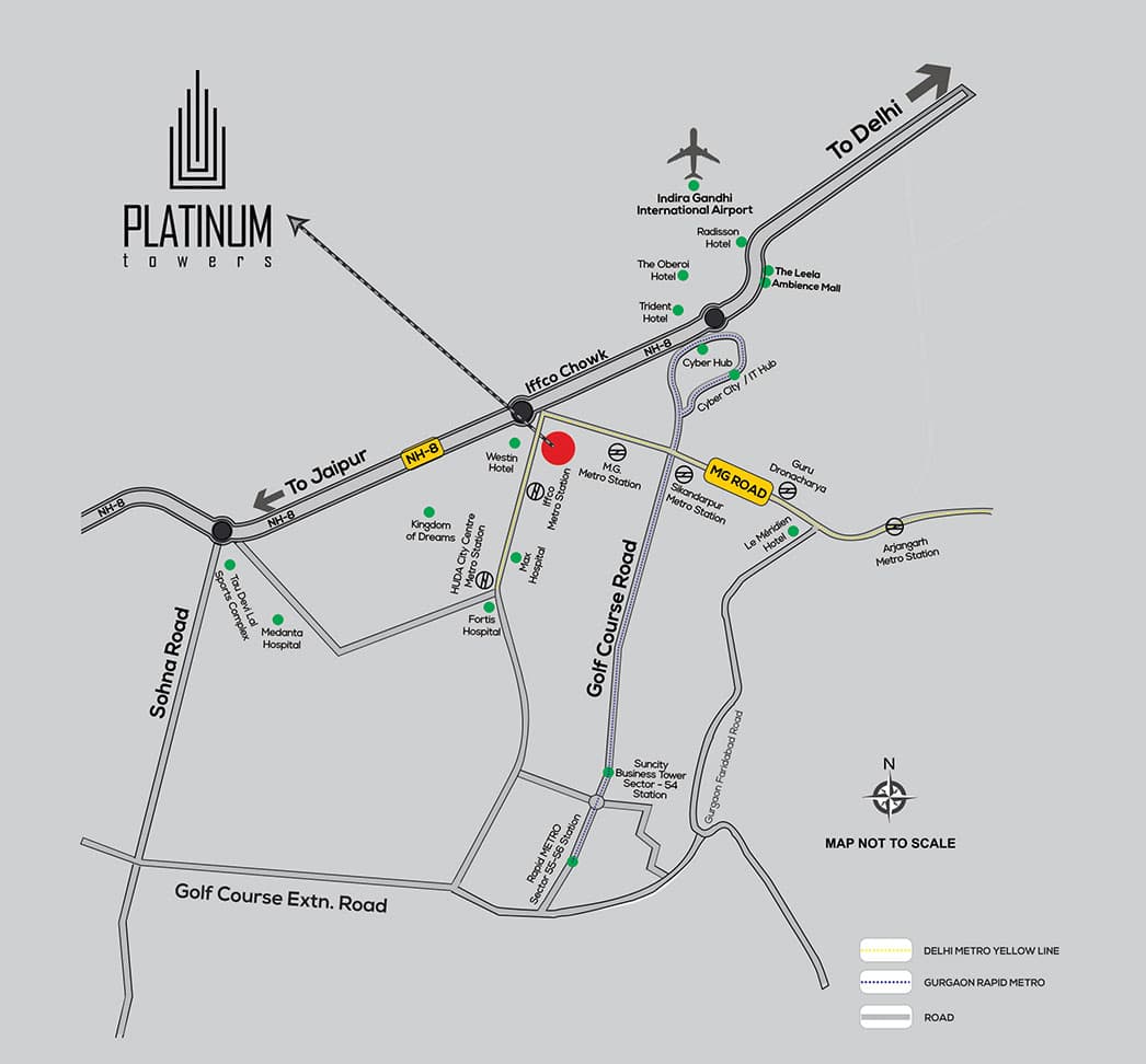 Suncity Platinum Towers MG Road Gurgaon