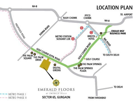 Emaar MGF Emerald Floors Select Sector 65 Gurgaon